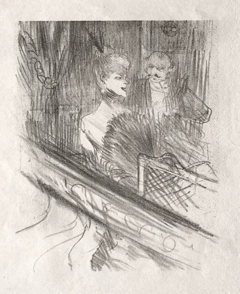 Au pied du Sinaï:  Le Baron Moïse av Henri de Toulouse-Lautrec