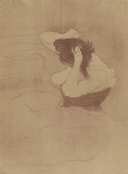 Combing Their Hair av Henri de Toulouse-Lautrec