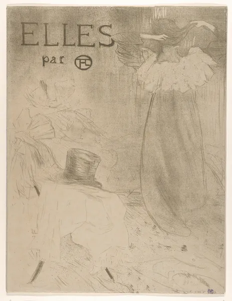 Elles (portfolio cover), 1896 – nr 2 av Henri de Toulouse-Lautrec