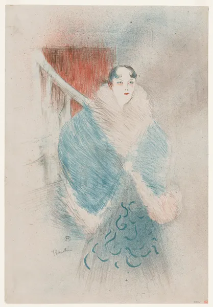 Elsa, Dite La Viennoise av Henri de Toulouse-Lautrec