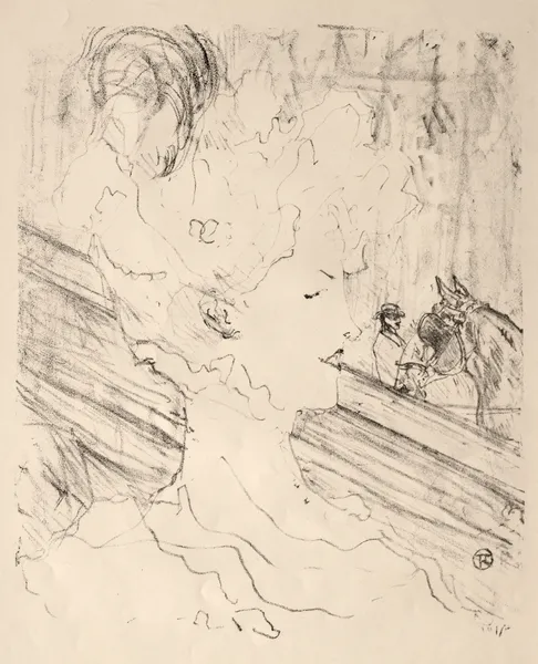 Emilienne d’Alençon av Henri de Toulouse-Lautrec