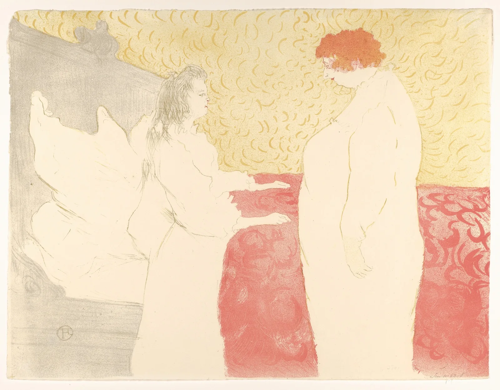 Getting Up av Henri de Toulouse-Lautrec