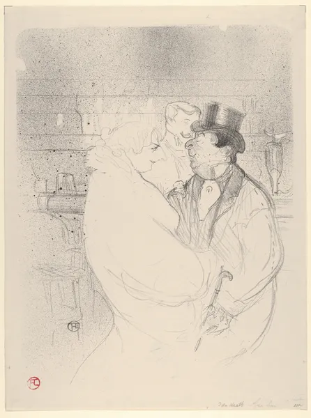 Ida Heath at the Bar, 1894 – nr 2 av Henri de Toulouse-Lautrec