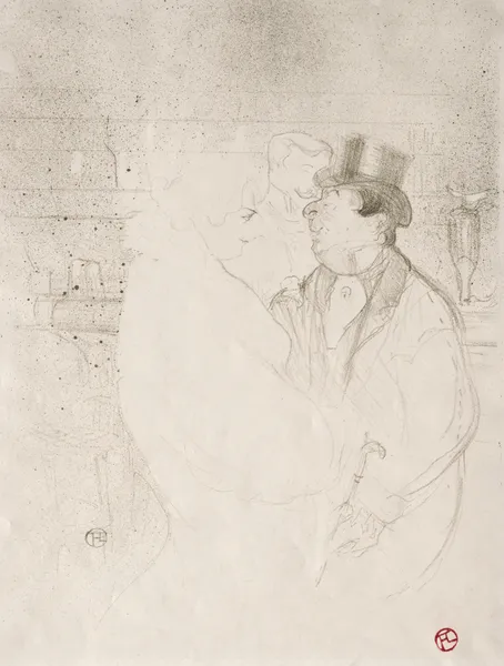 Ida Heath at the Bar, 1894 – nr 1 av Henri de Toulouse-Lautrec