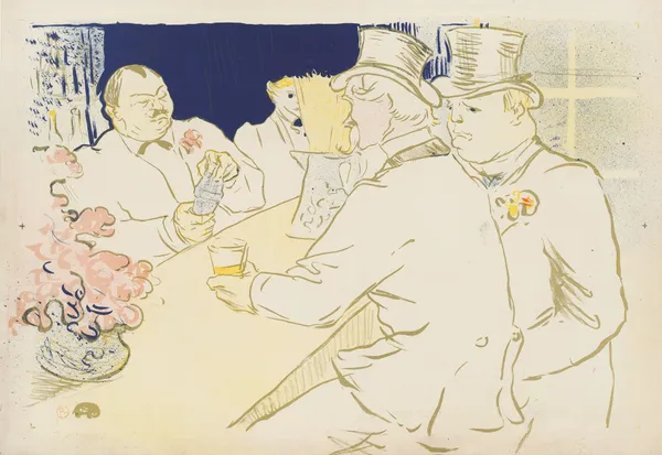 Irish and American Bar – The Chap Book, 1895 – nr 1 av Henri de Toulouse-Lautrec