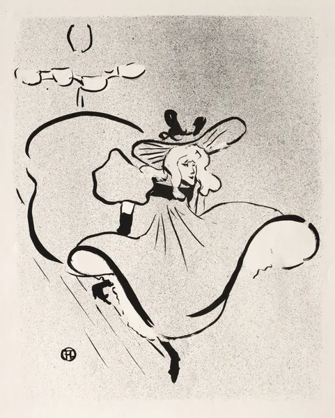 Jane Avril av Henri de Toulouse-Lautrec