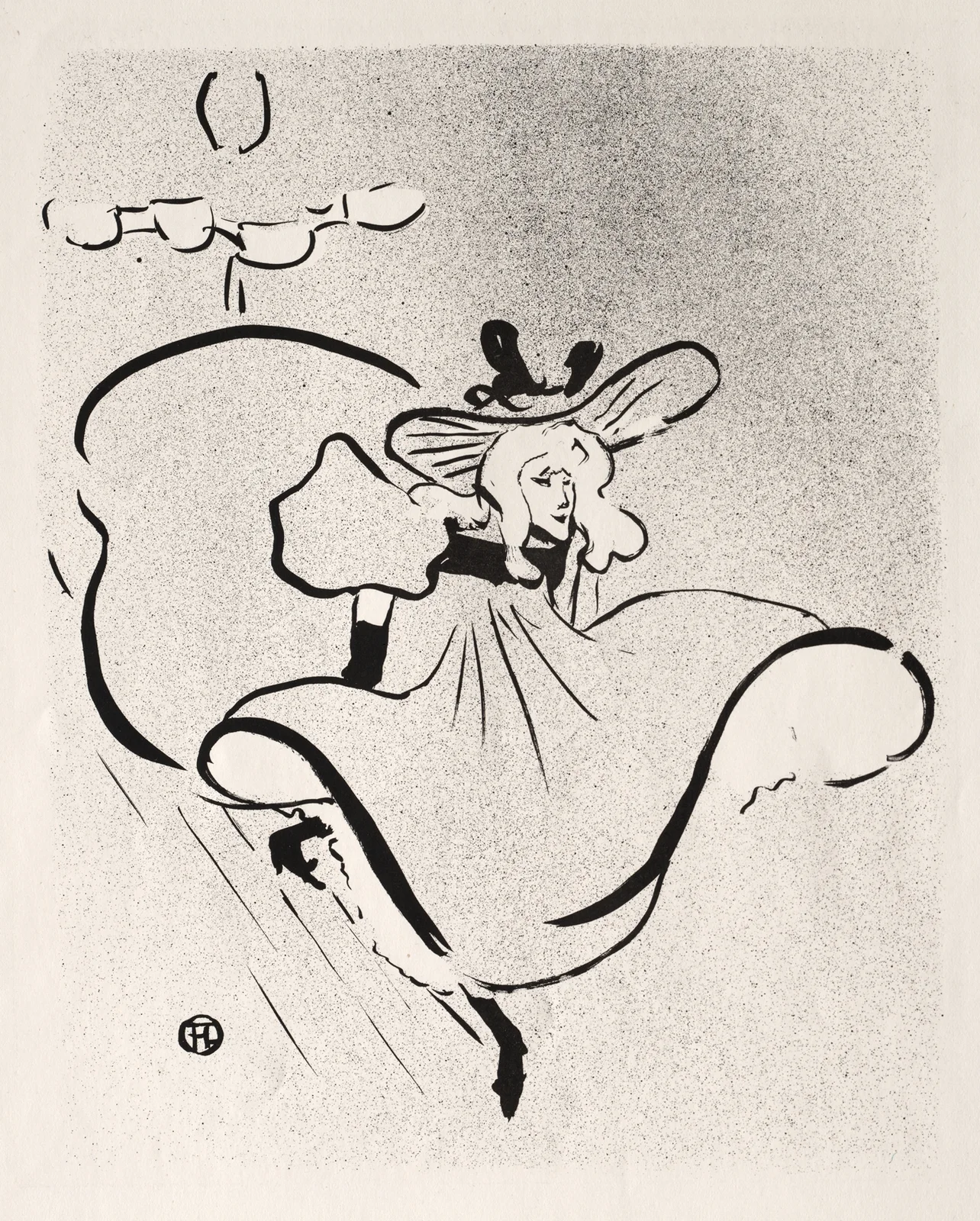 Jane Avril, 1893 av Henri de Toulouse-Lautrec