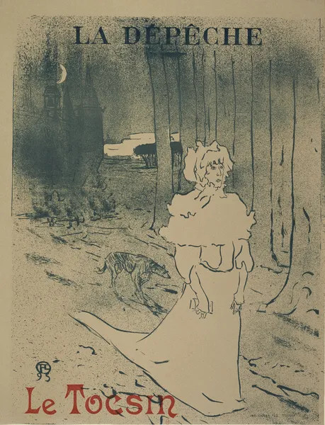 La Dépêche. Le Tocsin av Henri de Toulouse-Lautrec