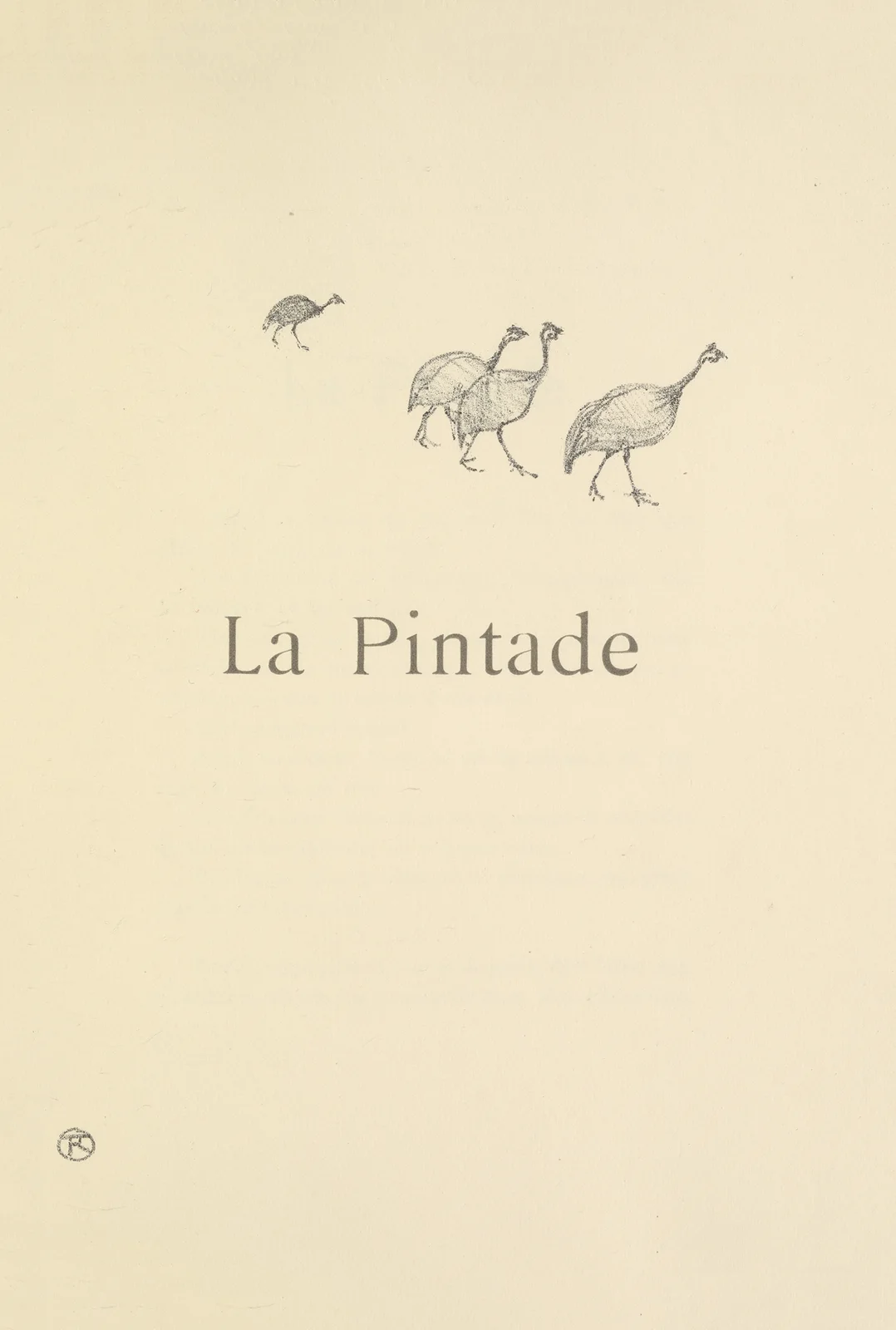 La Pintade av Henri de Toulouse-Lautrec