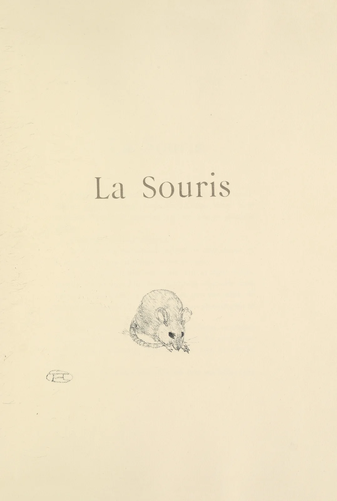 La Souris av Henri de Toulouse-Lautrec