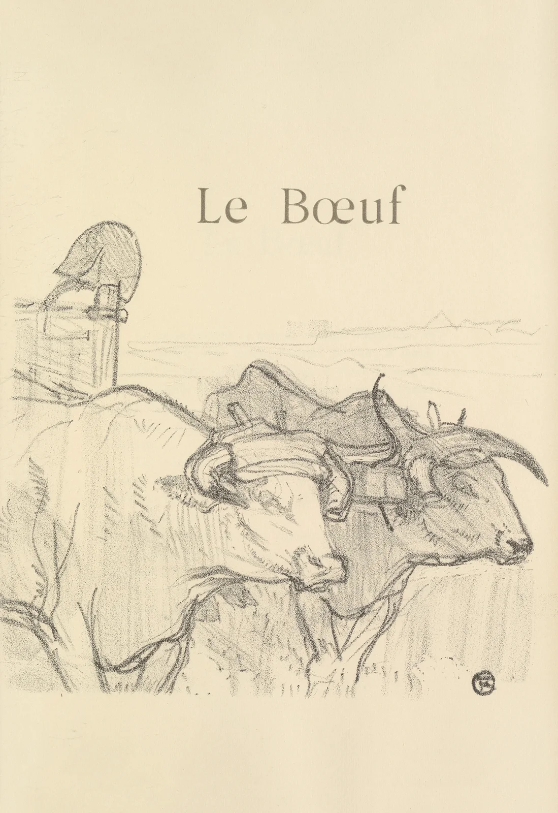Le Bœuf av Henri de Toulouse-Lautrec