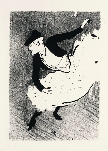 LE CAFE CONCERT av Henri de Toulouse-Lautrec