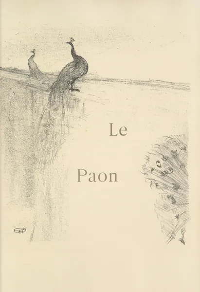 Le Paon av Henri de Toulouse-Lautrec