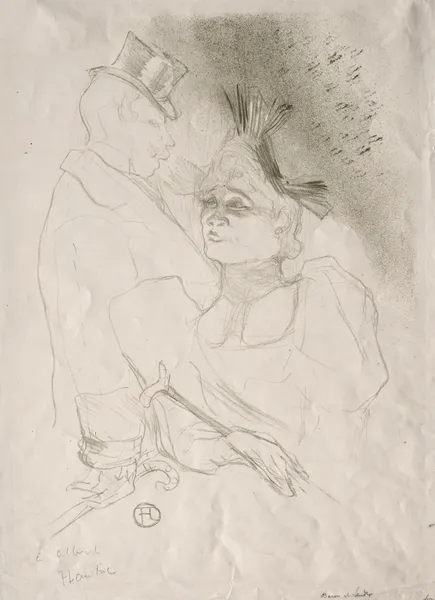 Lender and Baron av Henri de Toulouse-Lautrec
