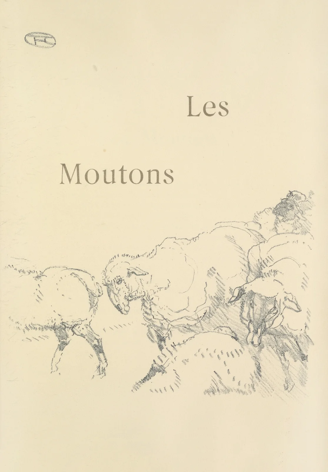 Les Moutons av Henri de Toulouse-Lautrec