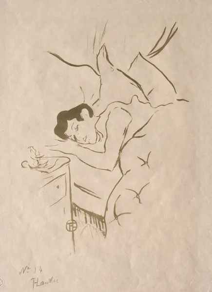 Les Vieilles histoires; Ta Bouche, 1893 – nr 1 av Henri de Toulouse-Lautrec