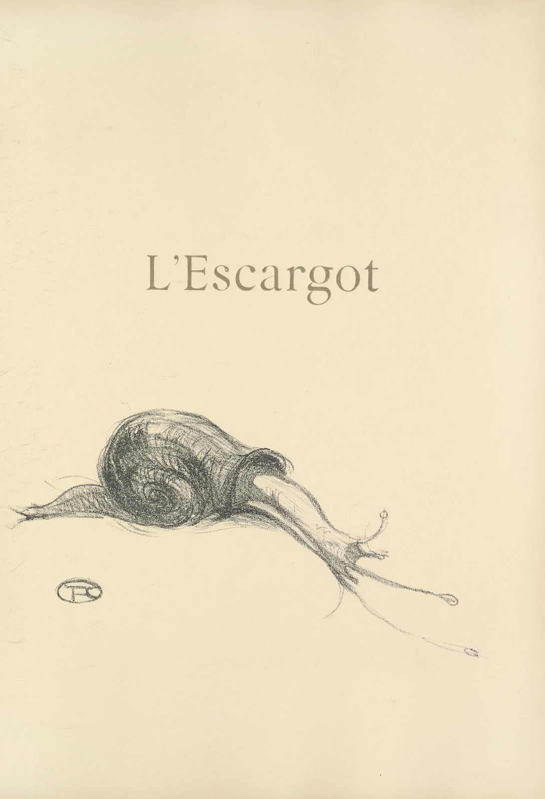 L’Escargot av Henri de Toulouse-Lautrec
