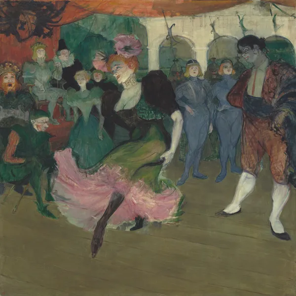Marcelle Lender Dancing the Bolero in ‘Chilpéric’ av Henri de Toulouse-Lautrec