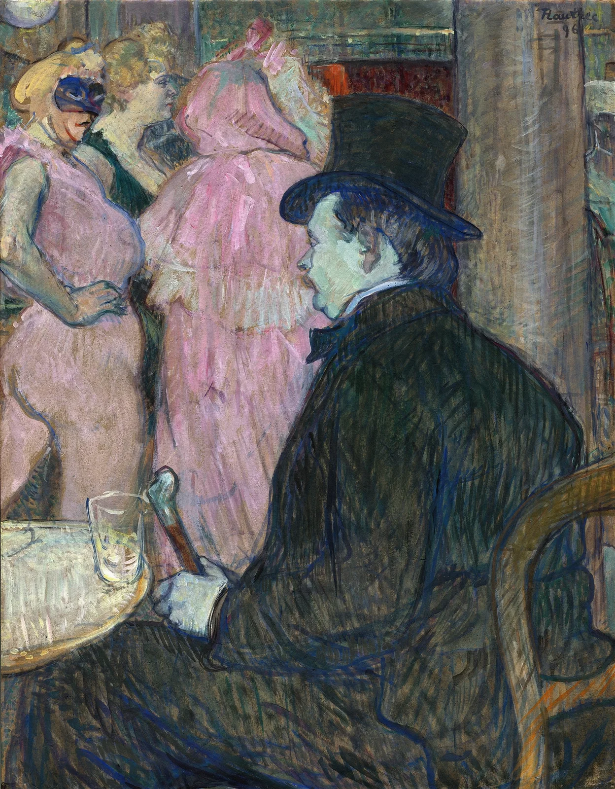 Maxime Dethomas av Henri de Toulouse-Lautrec