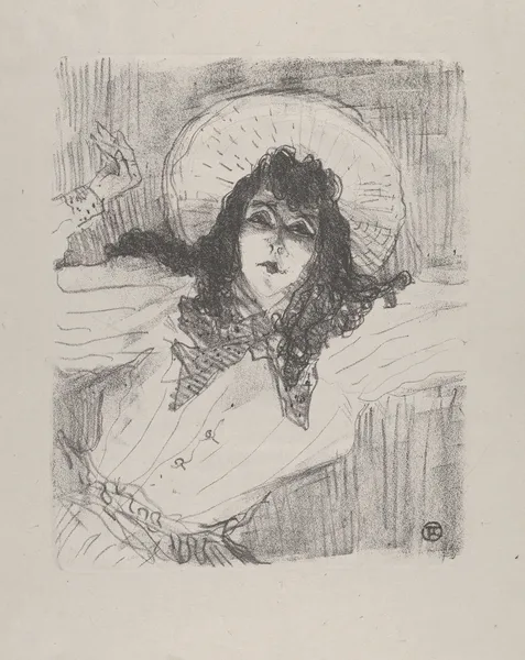 May Belfort, 1898 av Henri de Toulouse-Lautrec