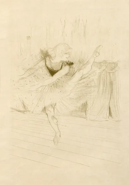 Miss Ida Heath, danseuse anglaise av Henri de Toulouse-Lautrec
