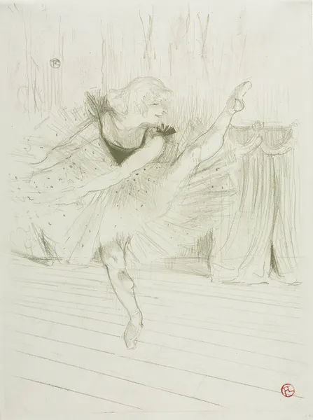 Miss Ida Heath, English Dancer, 1894 – nr 1 av Henri de Toulouse-Lautrec