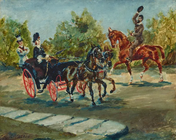 Nice. Sur la Promenade des Anglais av Henri de Toulouse-Lautrec