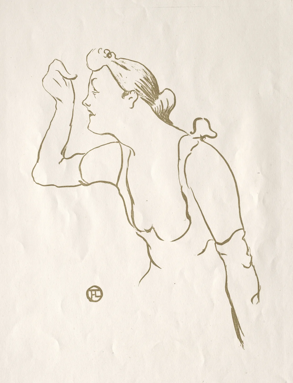 Paula Brébion, 1893 – nr 1 av Henri de Toulouse-Lautrec