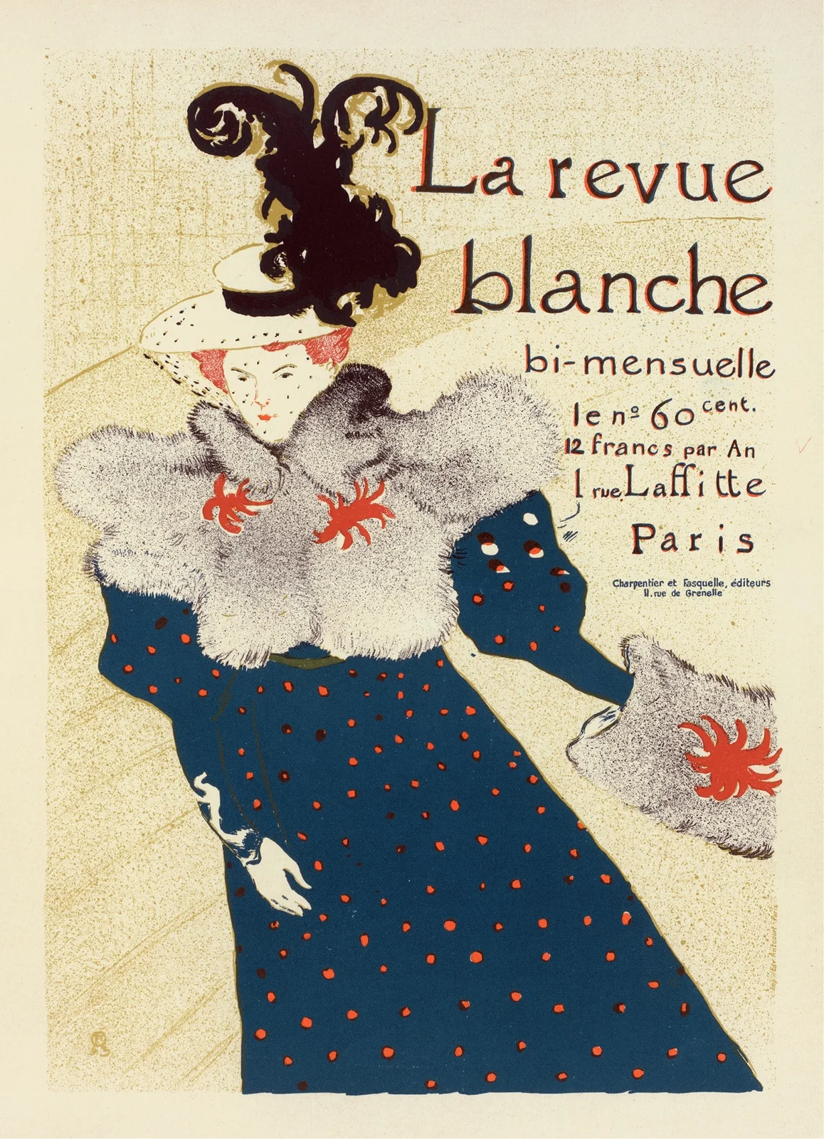 Revue Blanche av Henri de Toulouse-Lautrec