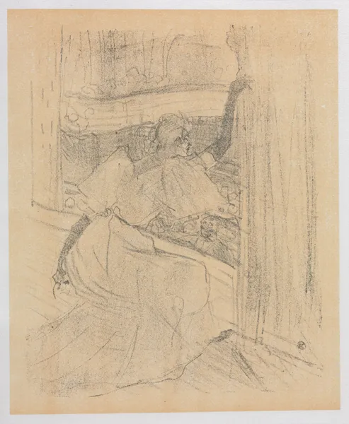 Saluant le public av Henri de Toulouse-Lautrec