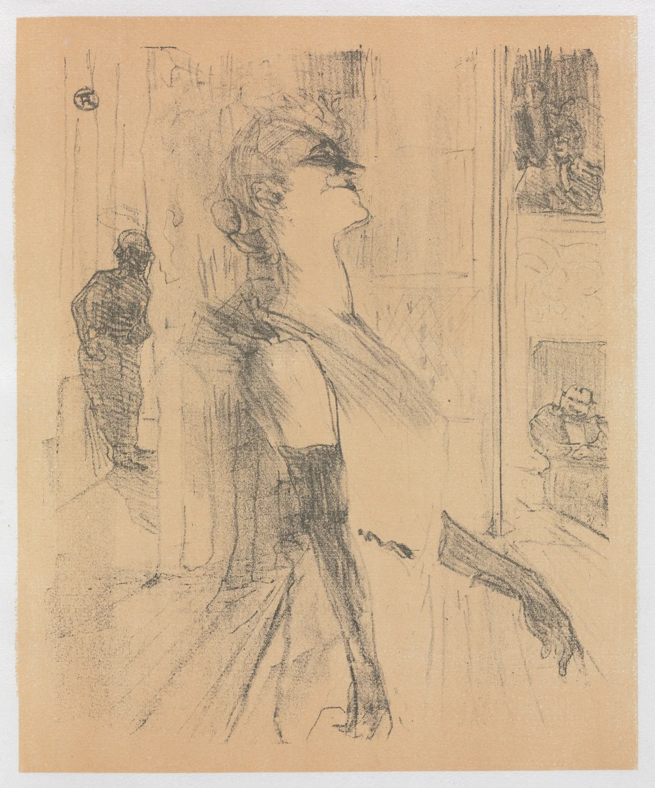 Sur la scene av Henri de Toulouse-Lautrec