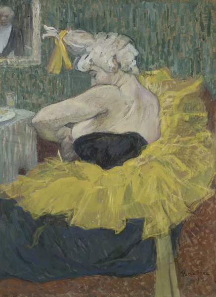 The Clown Cha-U-Kao av Henri de Toulouse-Lautrec