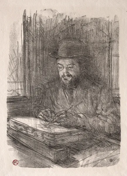 The Good Lithographer av Henri de Toulouse-Lautrec