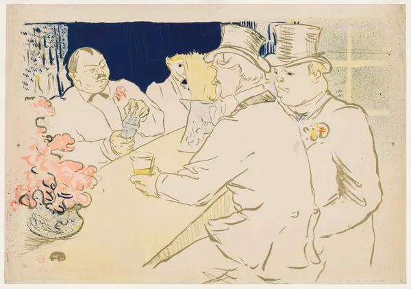The Irish And American Bar, Rue Royale av Henri de Toulouse-Lautrec