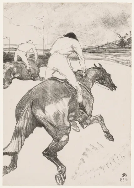The Jockey, 1899 – nr 2 av Henri de Toulouse-Lautrec