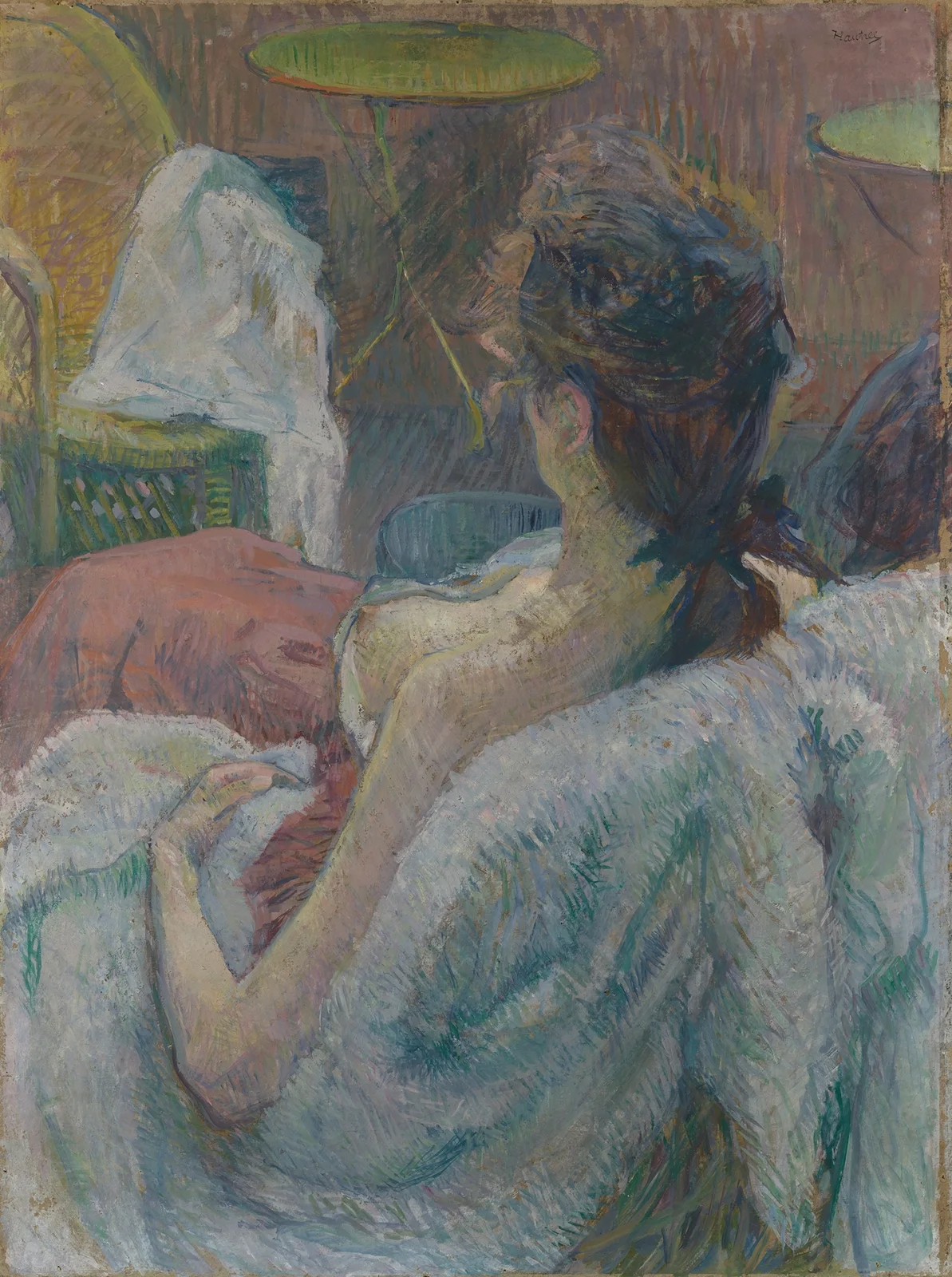 The Model Resting av Henri de Toulouse-Lautrec