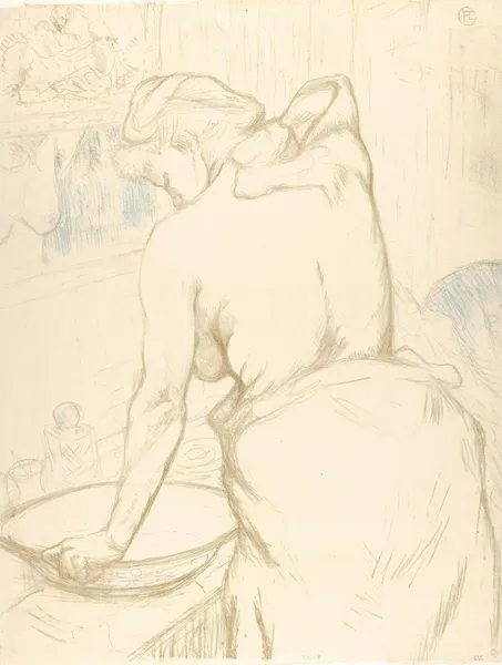 Washing, 1896 – nr 3 av Henri de Toulouse-Lautrec