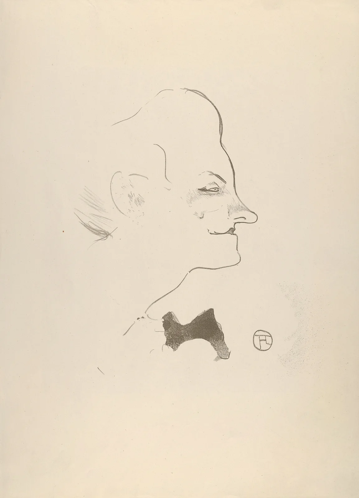 Yvette Guilbert, 1893 av Henri de Toulouse-Lautrec