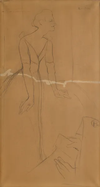 Yvette Guilbert, 1894 av Henri de Toulouse-Lautrec