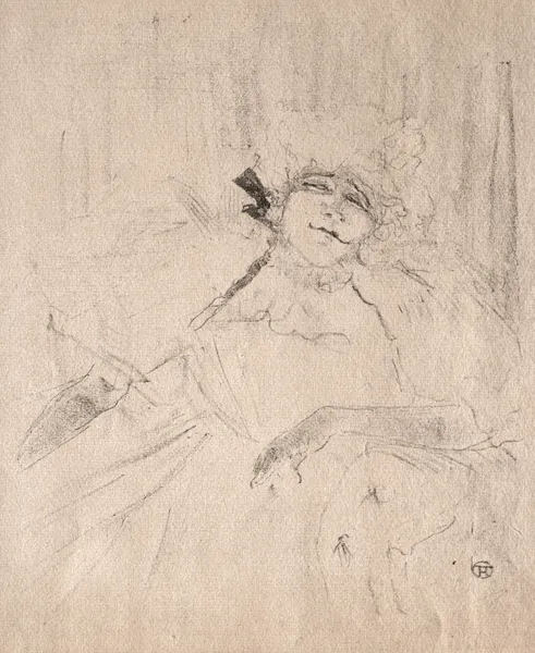 Yvette Guilbert: Chanson Ancienne av Henri de Toulouse-Lautrec