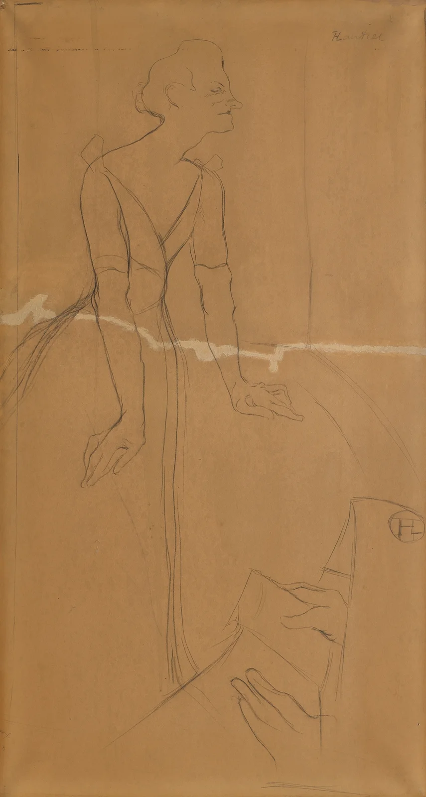 Yvette Guilbert, 1894 av Henri de Toulouse-Lautrec
