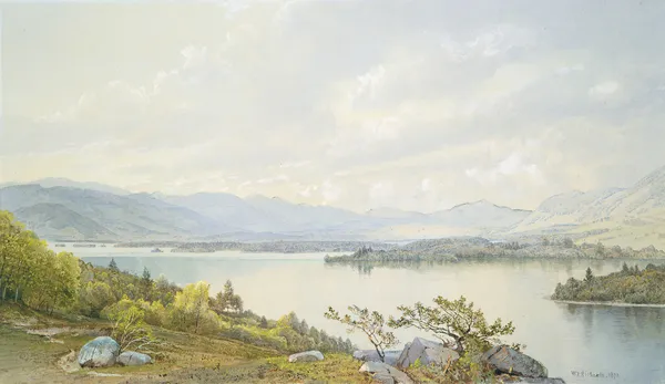 Lake Squam and the Sandwich Mountains av William Trost Richards