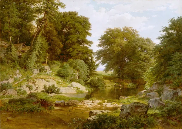 Woodland Brook av William Trost Richards