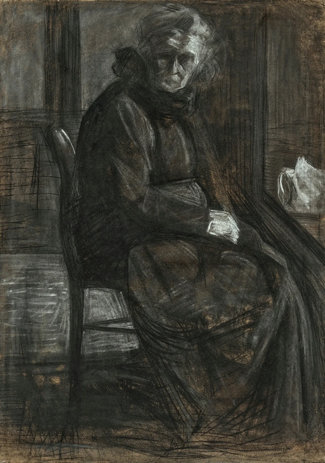 La madre av Umberto Boccioni