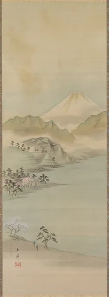 Lake Suwa av Utagawa Hiroshige