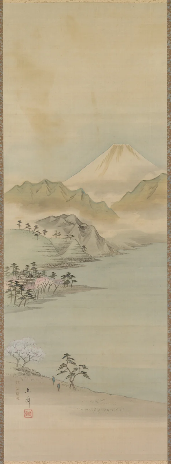Lake Suwa av Utagawa Hiroshige