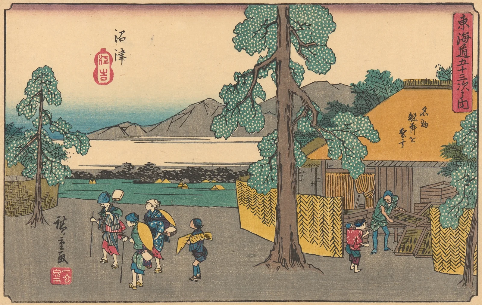 Numazu av Utagawa Hiroshige