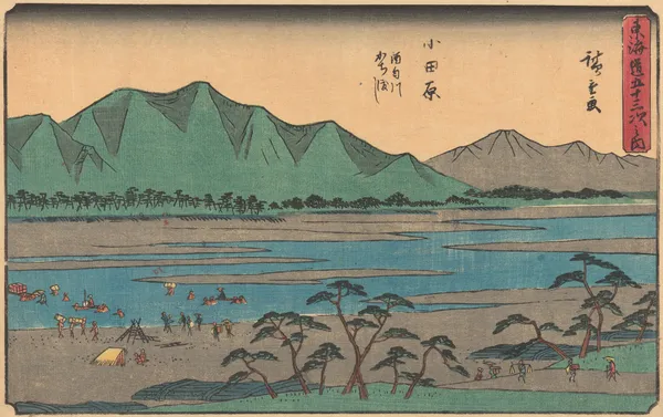 Odawara av Utagawa Hiroshige