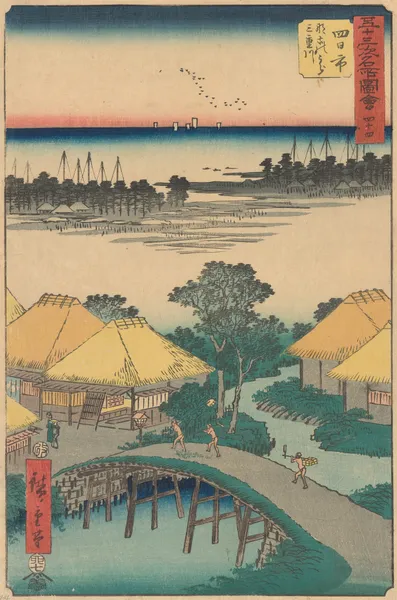 Yokkaichi av Utagawa Hiroshige
