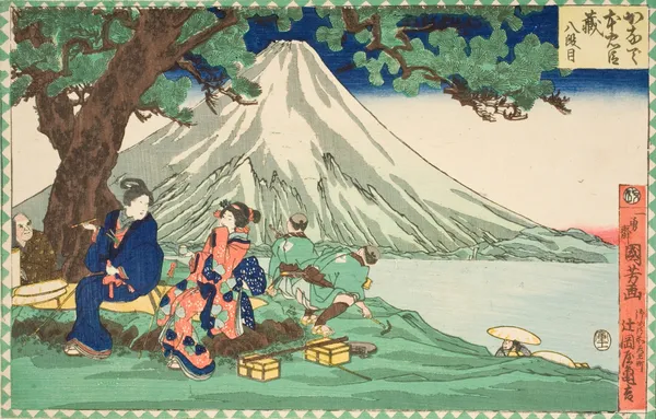 Act Eight; Journey av Utagawa Kuniyoshi